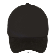 SOL'S hálós 5 paneles baseball sapka SO01668, Black-U