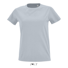 SOL'S IMPERIAL FIT kreknyakú rövid ujjú Női póló SO02080, Pure Grey-XL