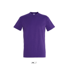 SOL&#039;S IMPERIAL környakas férfi rövid ujjú pamut póló SO11500, Dark Purple-2XL férfi póló
