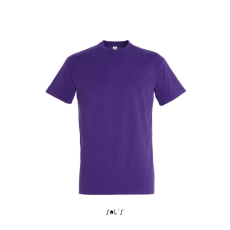 SOL'S IMPERIAL környakas férfi rövid ujjú pamut póló SO11500, Dark Purple-XL