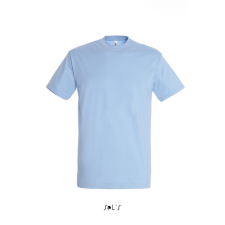 SOL&#039;S IMPERIAL környakas férfi rövid ujjú pamut póló SO11500, Sky Blue-M férfi póló