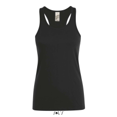 SOL'S JUSTIN Női sporthátú trikó SO01826, Deep Black-XL