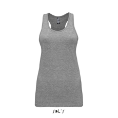 SOL'S JUSTIN Női sporthátú trikó SO01826, Grey Melange-2XL
