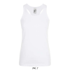 SOL'S JUSTIN Női sporthátú trikó SO01826, White-2XL