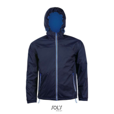 SOL&#039;S kapucnis bélelt széldzseki SO01171, Navy/Royal Blue-S férfi kabát, dzseki