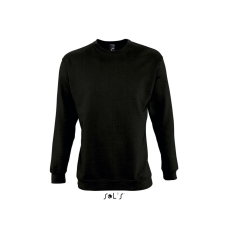 SOL&#039;S kereknyakú férfi pulóver SO13250, Black-L férfi pulóver, kardigán