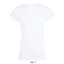SOL'S MAGMA Női szublimációs rövid ujjú póló SO01705, White-2XL női póló