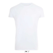 SOL&#039;S MAGMA szublimációs férfi rövid ujjú póló SO01704, White-XL férfi póló