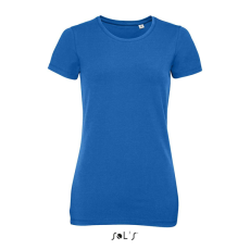 SOL'S MILLENIUM Női kereknyakú rövid ujjú sztreccs póló SO02946, Royal Blue-XL