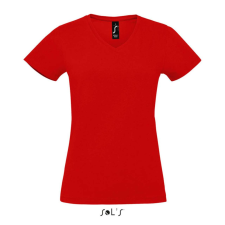SOL'S MPERIAL Női V-nyakú rövid ujjú póló SO02941, Red-M női póló