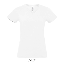 SOL&#039;S MPERIAL Női V-nyakú rövid ujjú póló SO02941, White-2XL női póló