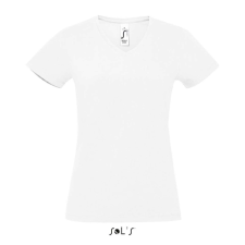 SOL'S MPERIAL Női V-nyakú rövid ujjú póló SO02941, White-S női póló