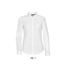 SOL&#039;S Női blúz SOL&#039;S SO01427 Sol&#039;S Blake Women - Long Sleeve Stretch Shirt -XS, White blúz