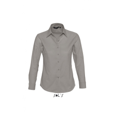 SOL'S Női blúz SOL'S SO16020 Sol'S Embassy - Long Sleeve Oxford Women'S Shirt -XL, Silver