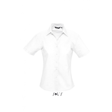 SOL'S Női blúz SOL'S SO16030 Sol'S Elite - Short Sleeve Oxford Women'S Shirt -M, White