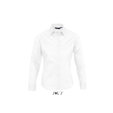 SOL'S Női blúz SOL'S SO17015 Sol'S Eden - Long Sleeve Stretch Women'S Shirt -XL, White