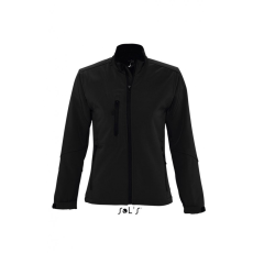 SOL'S Női kabát SOL'S SO46800 Sol'S Roxy - Women'S Softshell Zipped Jacket -L, Black