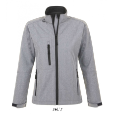 SOL'S Női kabát SOL'S SO46800 Sol'S Roxy - Women'S Softshell Zipped Jacket -L, Grey Melange