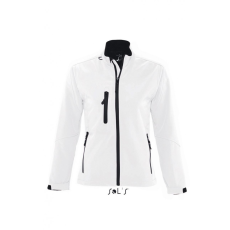 SOL'S Női kabát SOL'S SO46800 Sol'S Roxy - Women'S Softshell Zipped Jacket -L, White
