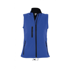 SOL'S Női kabát SOL'S SO46801 Sol'S Rallye Women - Sleeveless Softshell Jacket -M, Royal Blue