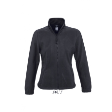 SOL'S Női kabát SOL'S SO54500 Sol'S north Women - Zipped Fleece Jacket -2XL, Charcoal Grey