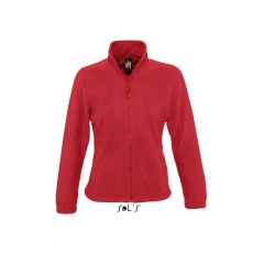 SOL'S Női kabát SOL'S SO54500 Sol'S north Women - Zipped Fleece Jacket -2XL, Red