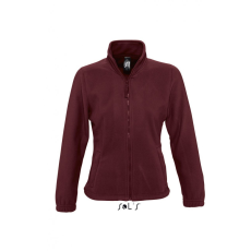SOL'S Női kabát SOL'S SO54500 Sol'S north Women - Zipped Fleece Jacket -M, Burgundy