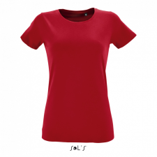 SOL&#039;S Női póló SOL&#039;S SO02758 Sol&#039;S Regent Fit Women - Környakú Testhezálló póló -2XL, Red női póló