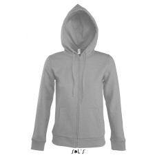 SOL&#039;S Női pulóver SOL&#039;S SO47900 Sol&#039;S Seven Women - Jacket With Lined Hood -XL, Grey Melange női pulóver, kardigán