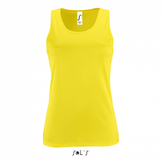 SOL'S Női SOL'S SO02117 Sol'S Sporty Tt Women - Sports Tank Top -S, Neon Yellow