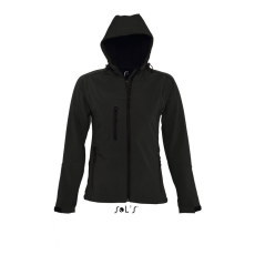 SOL'S Női SOL'S SO46802 Sol'S Replay Women - Hooded Softshell -S, Black