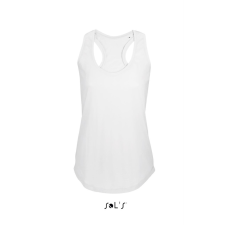 SOL&#039;S Női ujjatlan sporthátú trikó SO00579, White-M női trikó