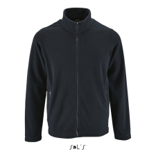 SOL'S NORMAN cipzáras férfi egyszerű polár pulóver SO02093, Navy-2XL férfi pulóver, kardigán
