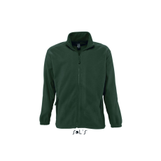 SOL'S NORTH cipzáras férfi polár pulóver SO55000, Fir Green-3XL