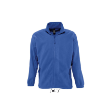 SOL'S NORTH cipzáras férfi polár pulóver SO55000, Royal Blue-4XL