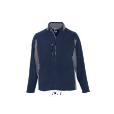 SOL'S NORTH cipzáras férfi polár pulóver SO55500, Navy-2XL férfi pulóver, kardigán