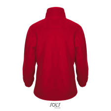 SOL&#039;S NORTH cipzáros gyerek polár pulóver SO00589, Red-14A gyerek pulóver, kardigán