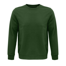 SOL'S organikus környakas pulóver frottír béléssel SO03574, Bottle Green-2XL