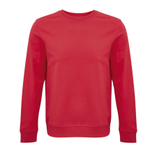 SOL'S organikus környakas pulóver frottír béléssel SO03574, Red-2XL férfi pulóver, kardigán