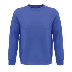 SOL'S organikus környakas pulóver frottír béléssel SO03574, Royal Blue-XL