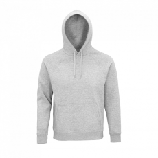 SOL'S organikus unisex kapucnis pulóver SO03568, Grey Melange-XL