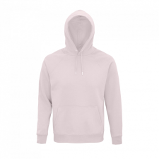 SOL'S organikus unisex kapucnis pulóver SO03568, Pale Pink-3XL női pulóver, kardigán