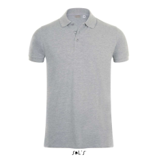 SOL'S PHOENIX férfi galléros sztreccs póló SO01708, Grey Melange-L