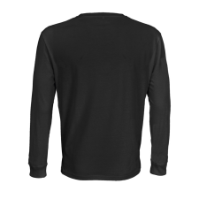 SOL'S PIONEER kereknyakú unisex hosszú ujjú póló SO03982, Deep Black-S férfi póló