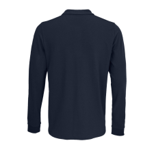 SOL&#039;S PRIME hosszú ujjú férfi galléros póló SO03983, French Navy-2XL férfi póló