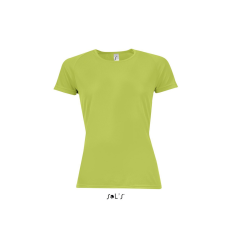 SOL'S raglános Női rövid ujjú sport póló SO01159, Apple Green-L