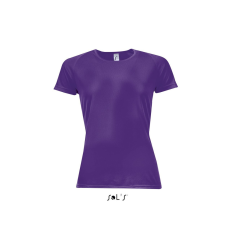SOL'S raglános Női rövid ujjú sport póló SO01159, Dark Purple-2XL