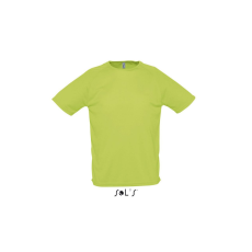 SOL'S raglános, rövid ujjú férfi sport póló SO11939, Apple Green-XL