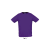 SOL'S raglános, rövid ujjú férfi sport póló SO11939, Dark Purple-2XL