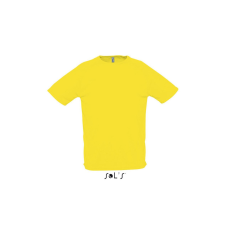 SOL'S raglános, rövid ujjú férfi sport póló SO11939, Lemon-M